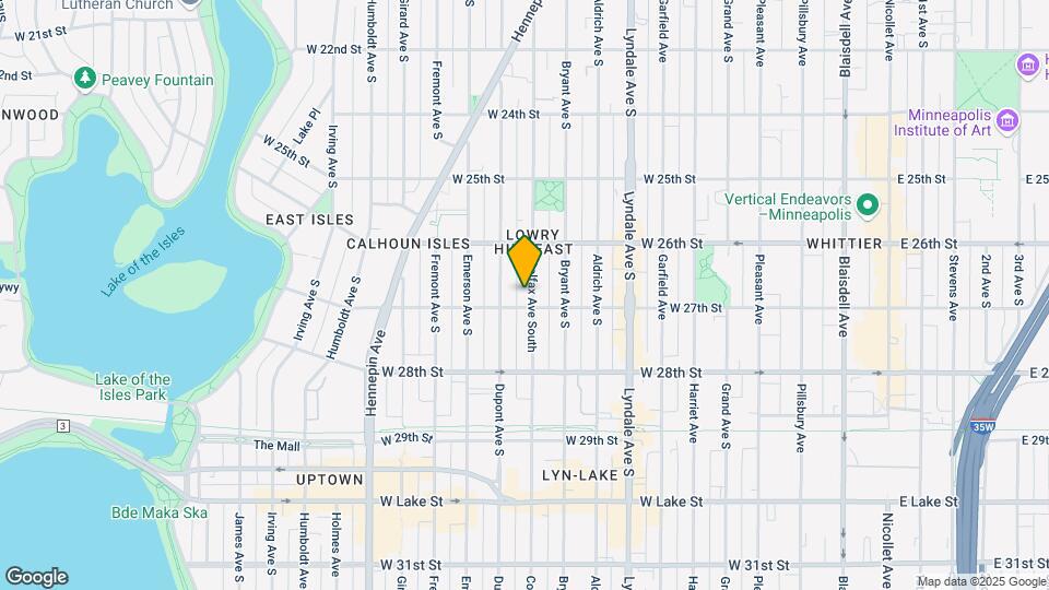 2650 Colfax Ave S Map and Location Details