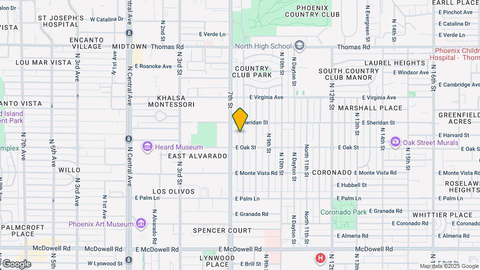 2322 North 8th St Map and Location Details