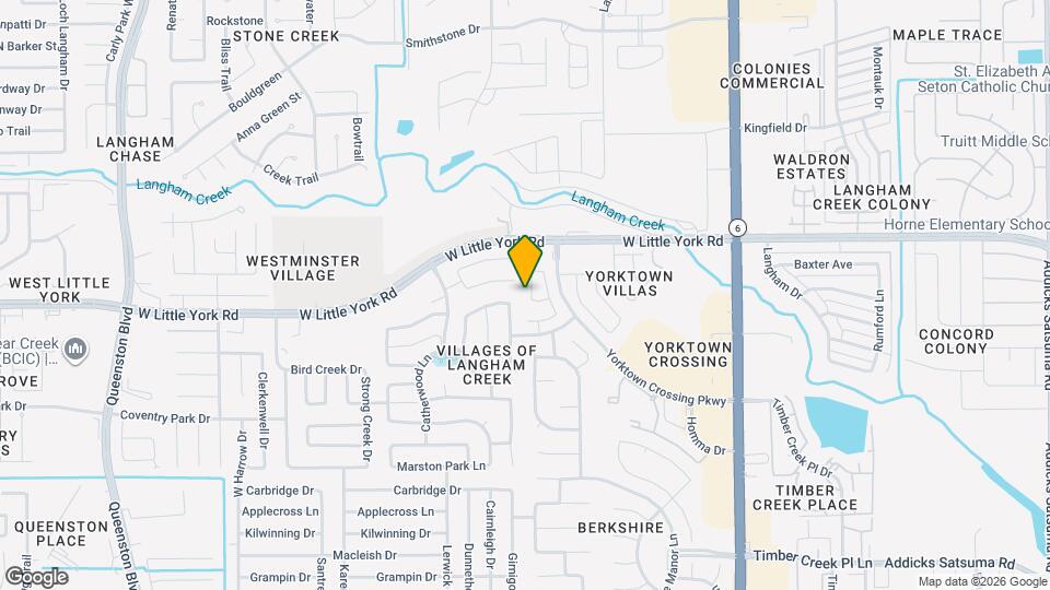 6111 Morningshire Ln Map and Location Details