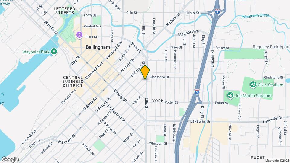 1426 N Garden St Map and Location Details