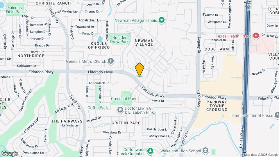 3873 Shady Creek Ct Map and Location Details