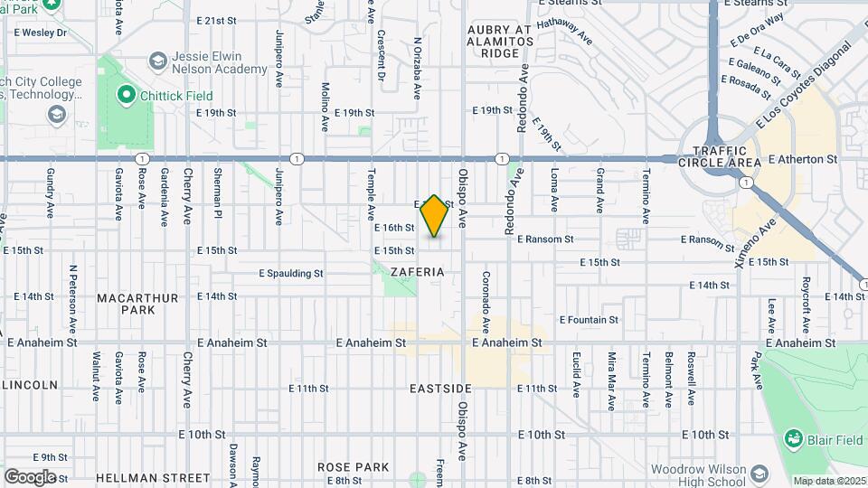 1511 Freeman Ave Map and Location Details