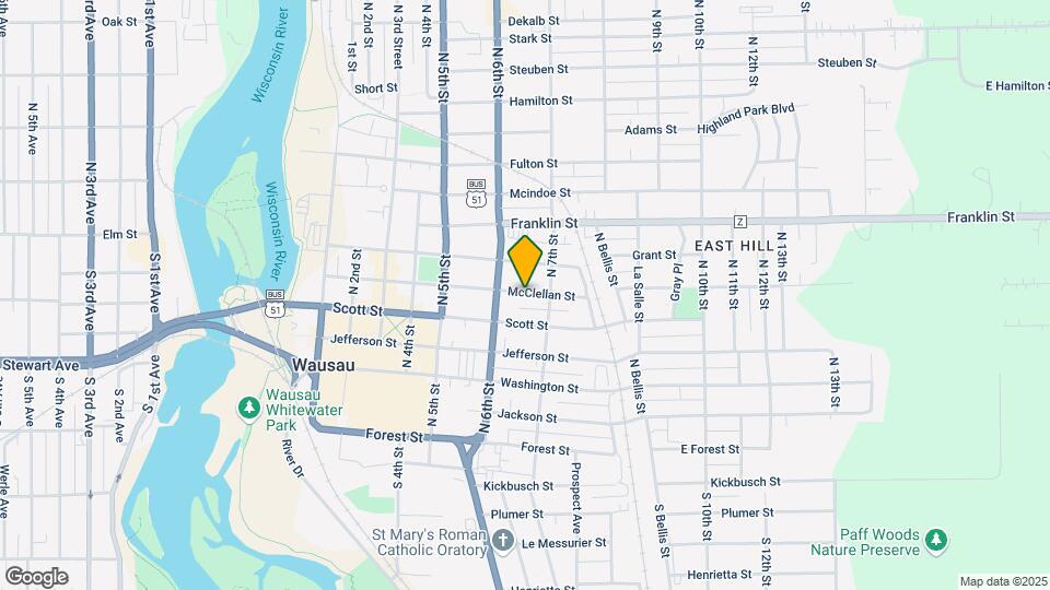 619 McClellan St, Unit 616 McClellan St #7 Map and Location Details