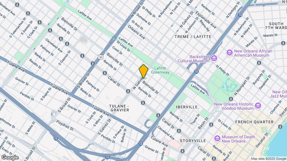 2123 Bienville St Map and Location Details