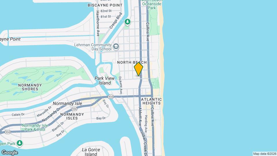 7300 Harding Ave Map and Location Details