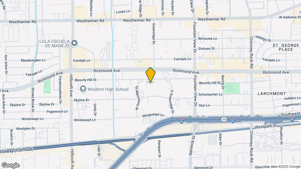 6201 Beverly Hill St Map and Location Details