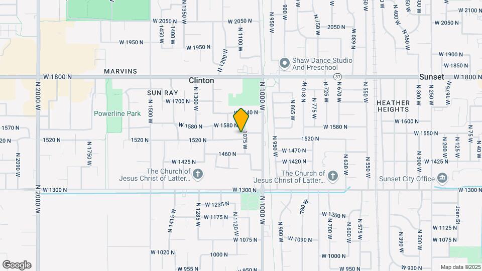 1094 W 1520 N Map and Location Details
