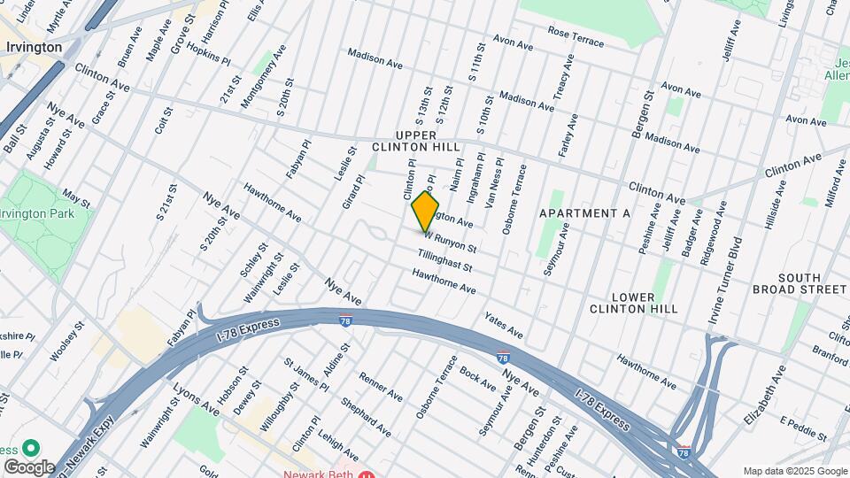 314 W Runyon St Map and Location Details