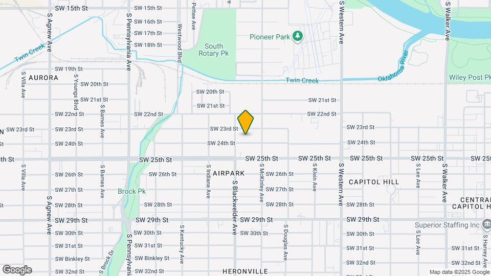 1229 SW 24th St Map and Location Details