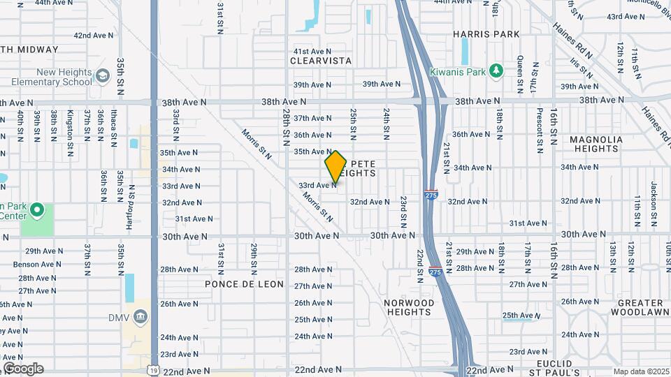 2562 33rd Ave N Map and Location Details