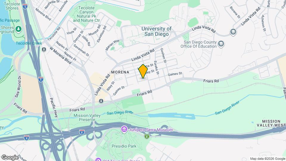 5647 Gaines St Mapa y Detalles de la Ubicación