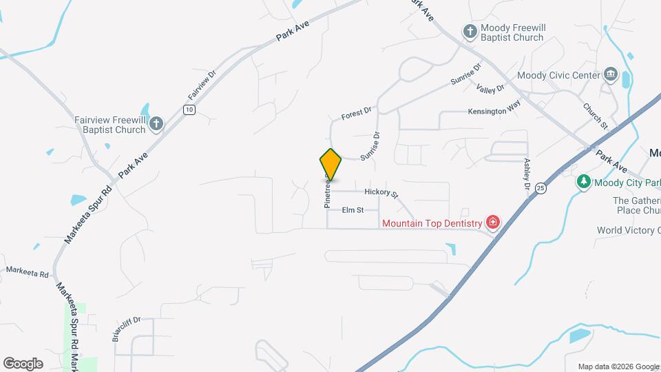 2904 Pinetree St Map and Location Details