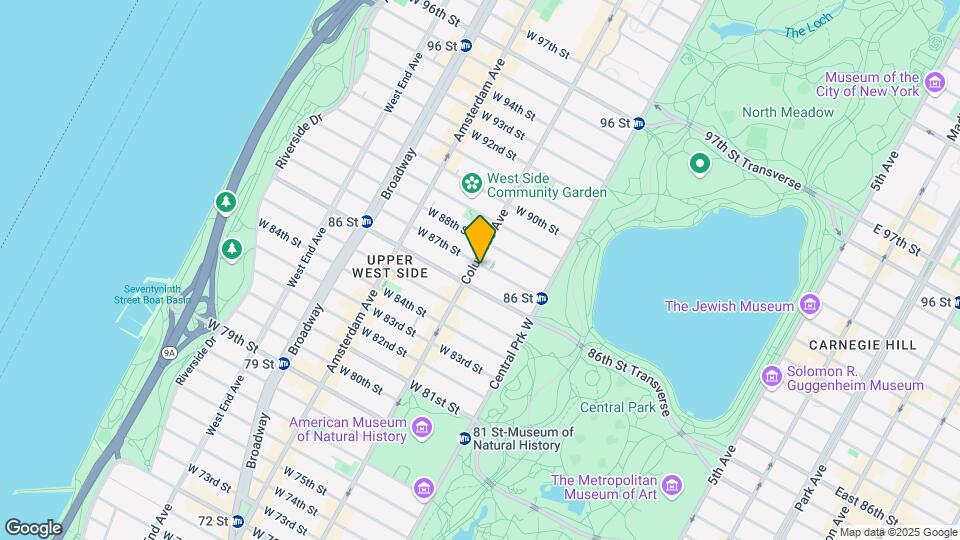 70 W 87th St-Unit -AJ Map and Location Details