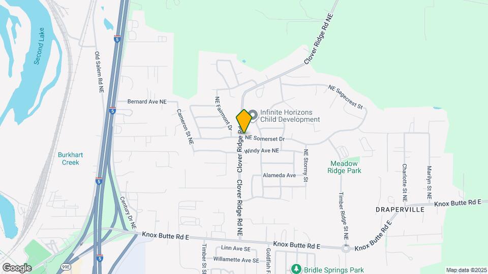 3845 NE Somerset Dr Map and Location Details