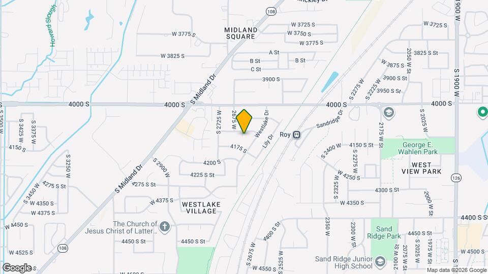 4116 S 2650 W Mapa y Detalles de la Ubicación