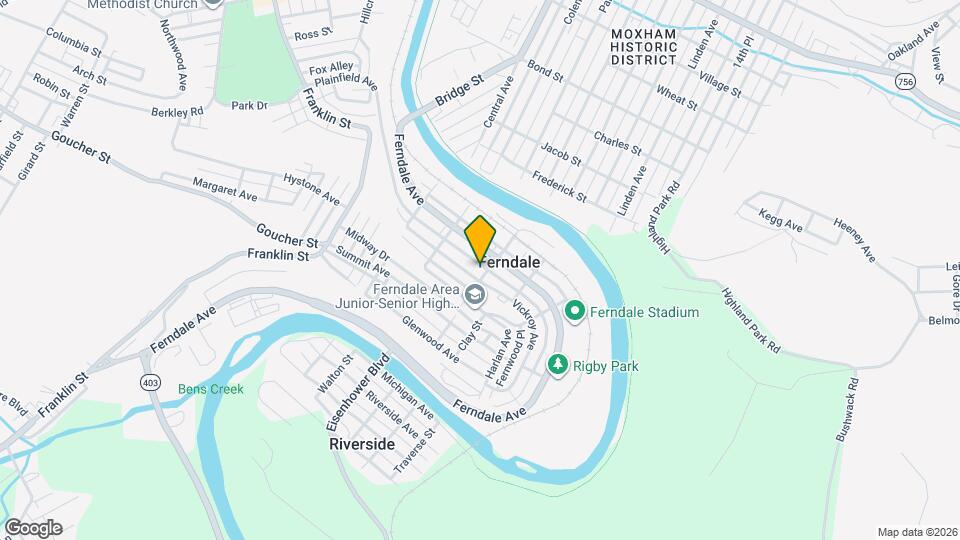 553 Vickroy Ave Map and Location Details