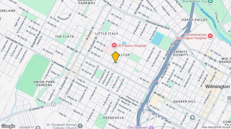 1505 W 5th St Map and Location Details