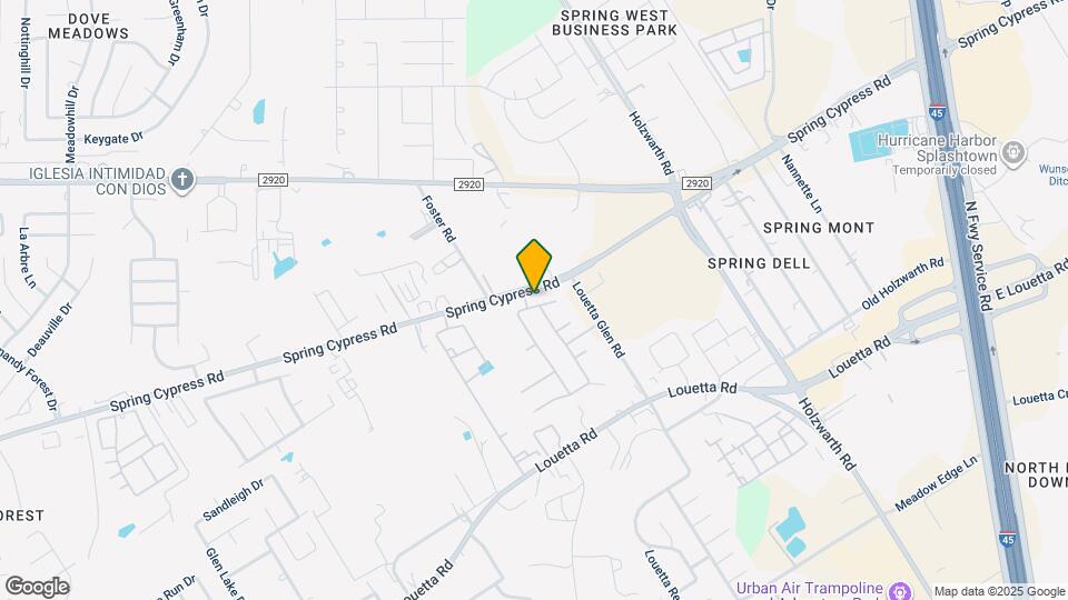 2102 Louetta Spring Dr Map and Location Details