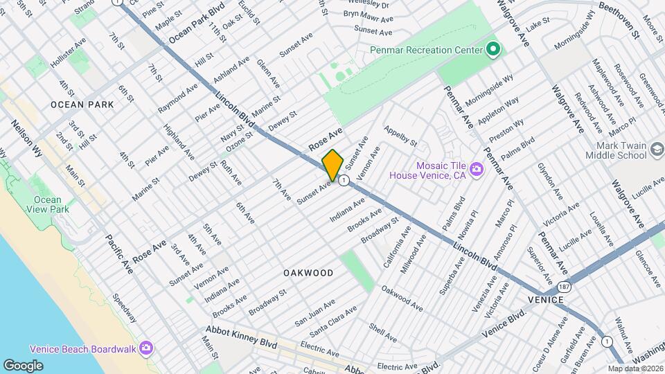 774 Sunset Ave, Unit 774 Map and Location Details