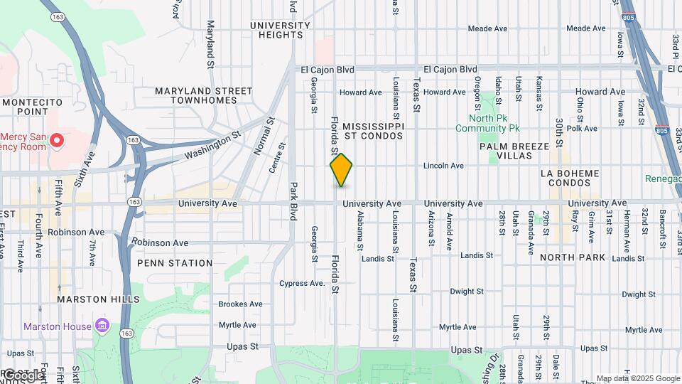 3933 Florida St Mapa y Detalles de la Ubicación