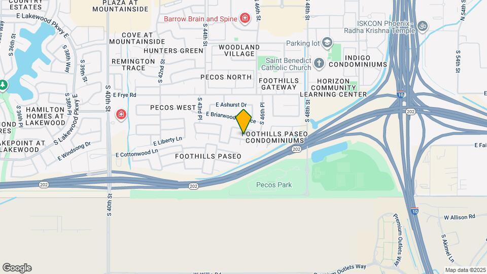 4526 E Windsong Dr Map and Location Details