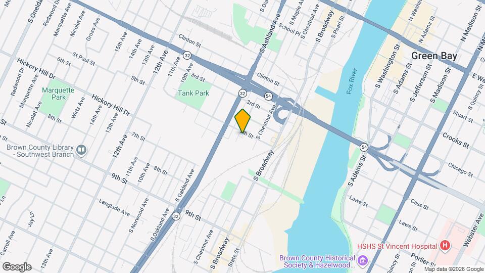 527 5th St Map and Location Details