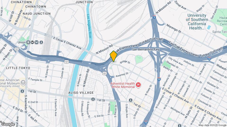 1203 E Cesar E Chavez Ave Map and Location Details