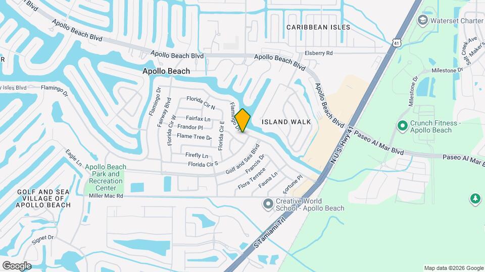 412 Flamingo Dr Map and Location Details