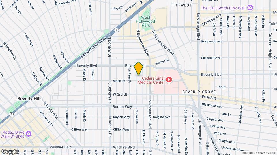 120 N Swall Dr, Unit 206 Map and Location Details