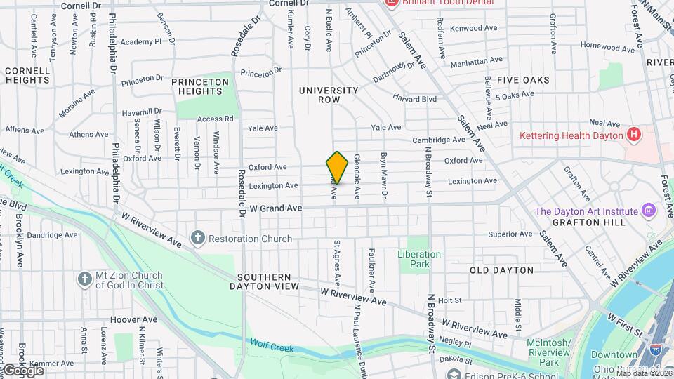 434 Lexington Ave Map and Location Details