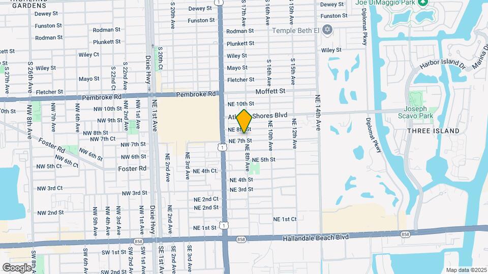 725 NE 7th St Mapa y Detalles de la Ubicación