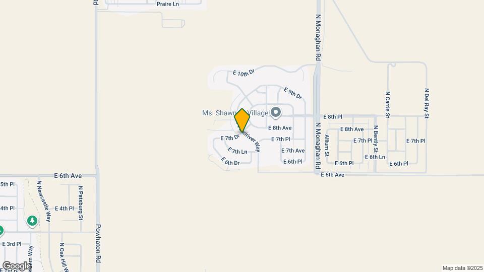 27674 E 7th Dr Map and Location Details