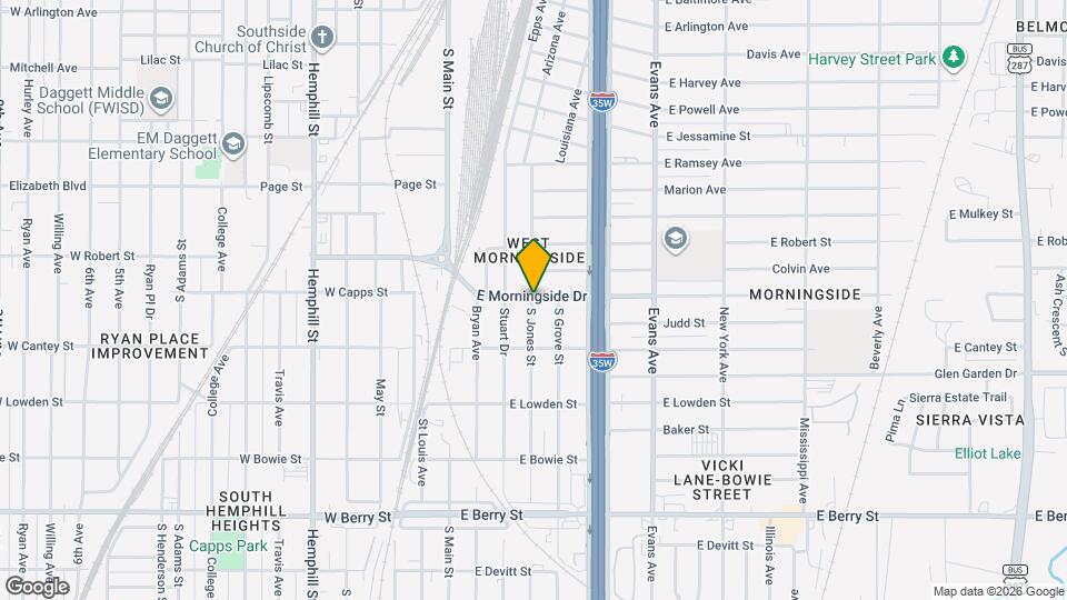 2701 S Jones St Map and Location Details