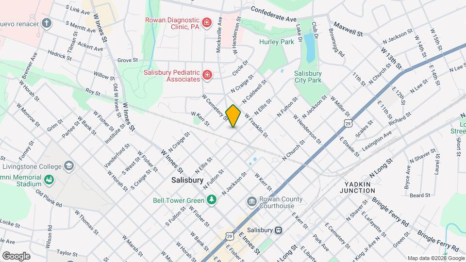 428 N Ellis St Mapa y Detalles de la Ubicación