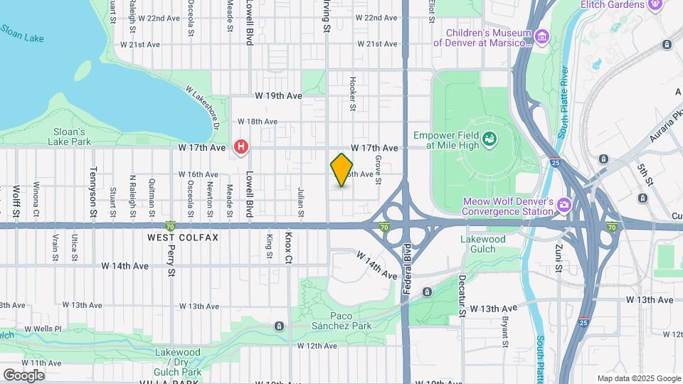 3221 W Conejos Pl Map and Location Details