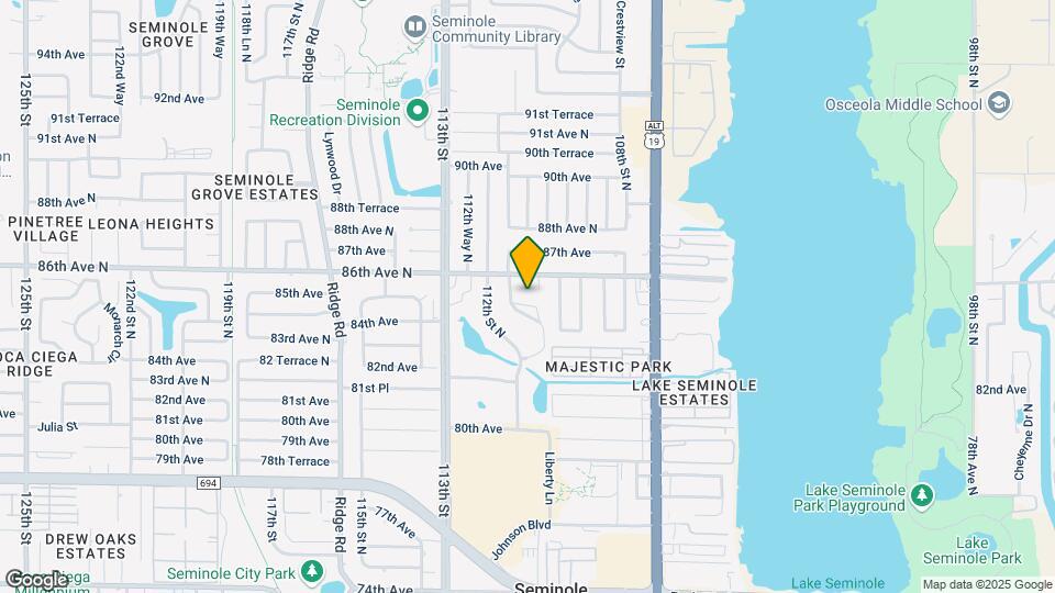 8525 111th St, Unit 203 Map and Location Details