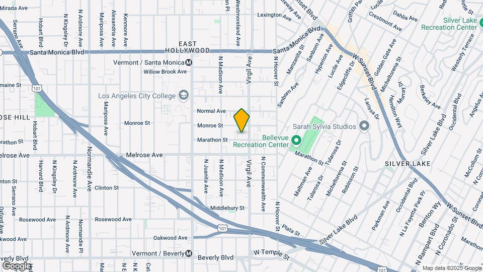 4015 Marathon St Map and Location Details