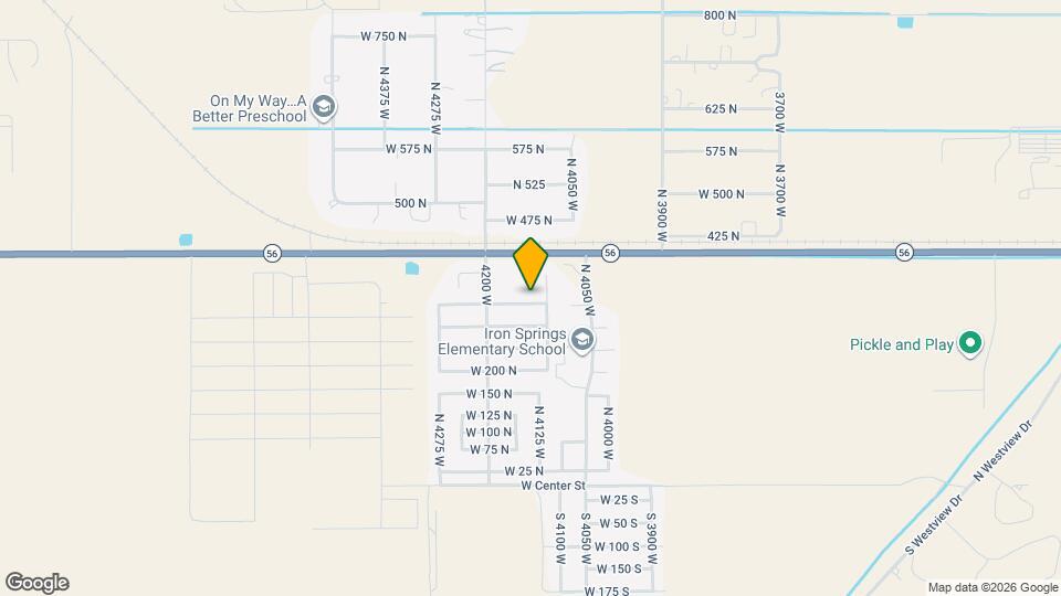 4128 W 300 N Map and Location Details