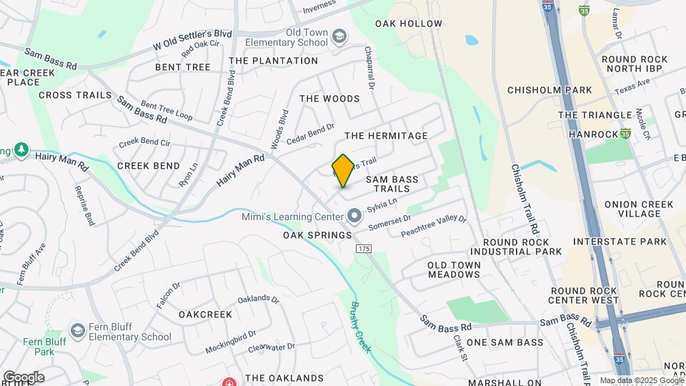 1905 Hollow Tree Blvd Map and Location Details