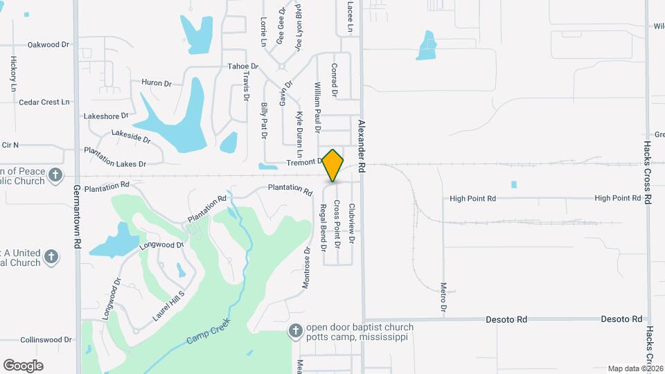 8531 Cross Point Dr Map and Location Details