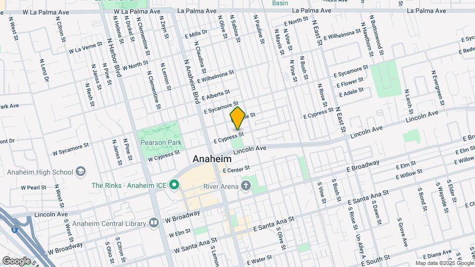 303 N Philadelphia St Map and Location Details