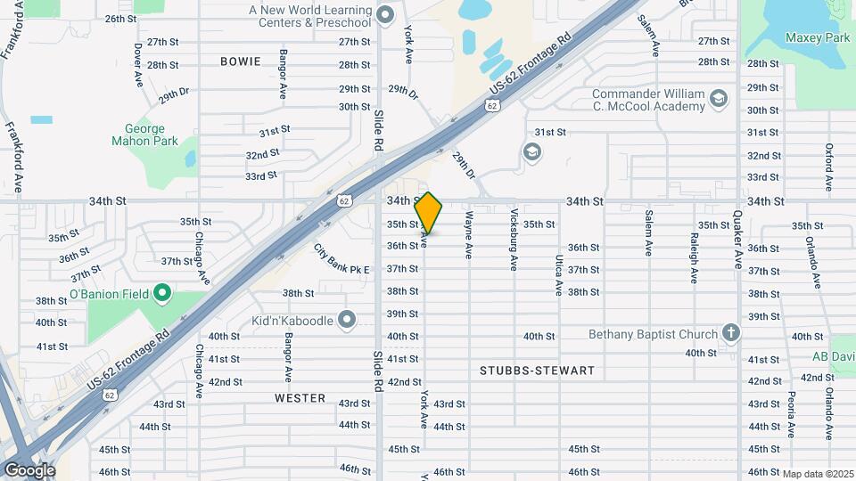 5024 36th St Map and Location Details
