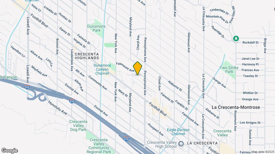 3235 Fairesta St Map and Location Details