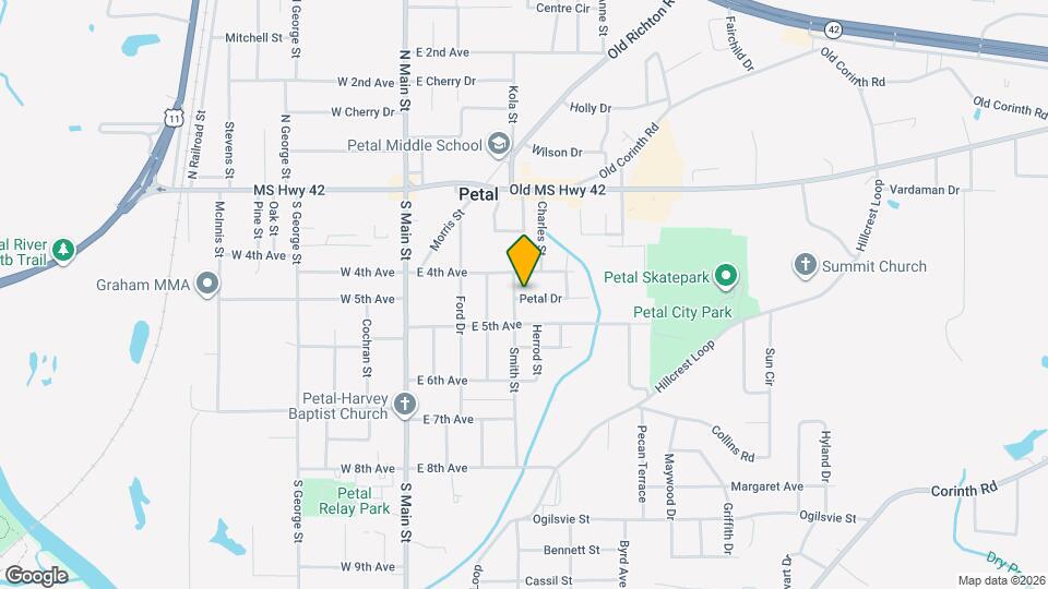 105 Smith St Map and Location Details