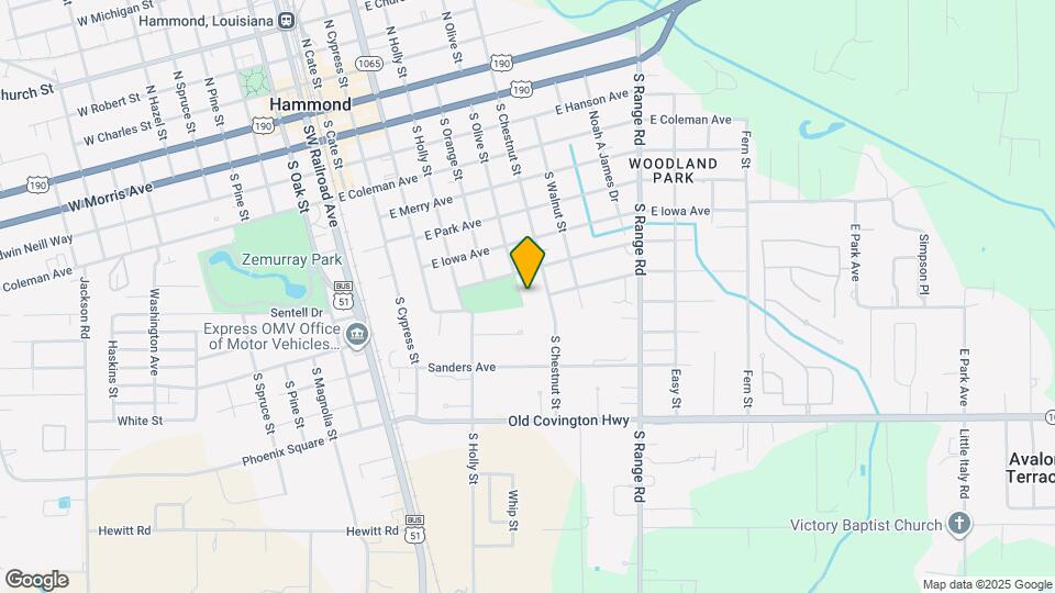 811 S Olive St Map and Location Details