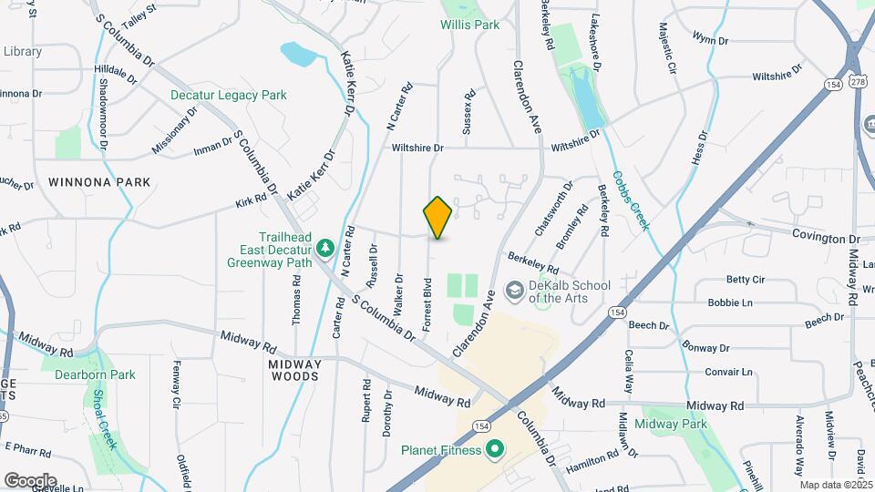 1148 Forrest Blvd Map and Location Details