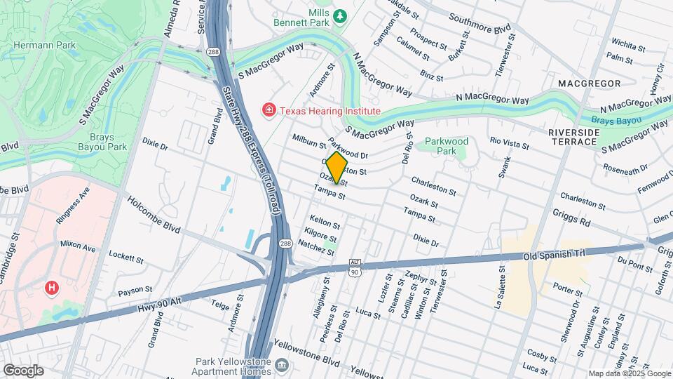3325 Tampa St Map and Location Details