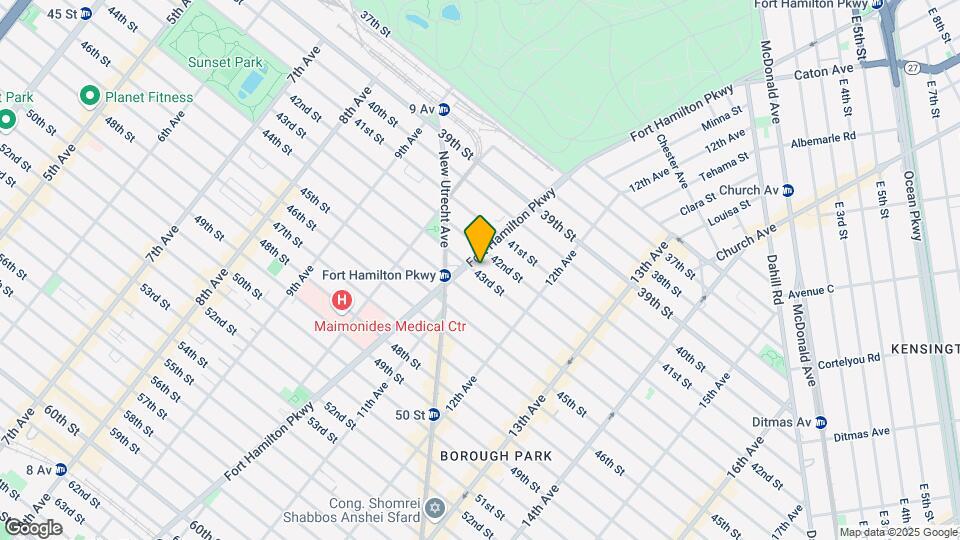 1115 43rd St Map and Location Details