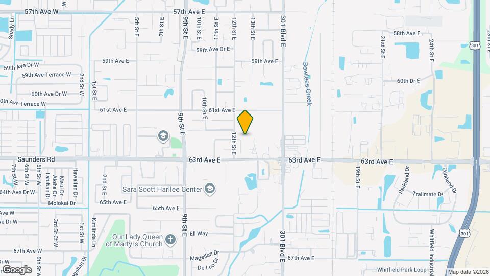 1211 62nd Ave E Map and Location Details