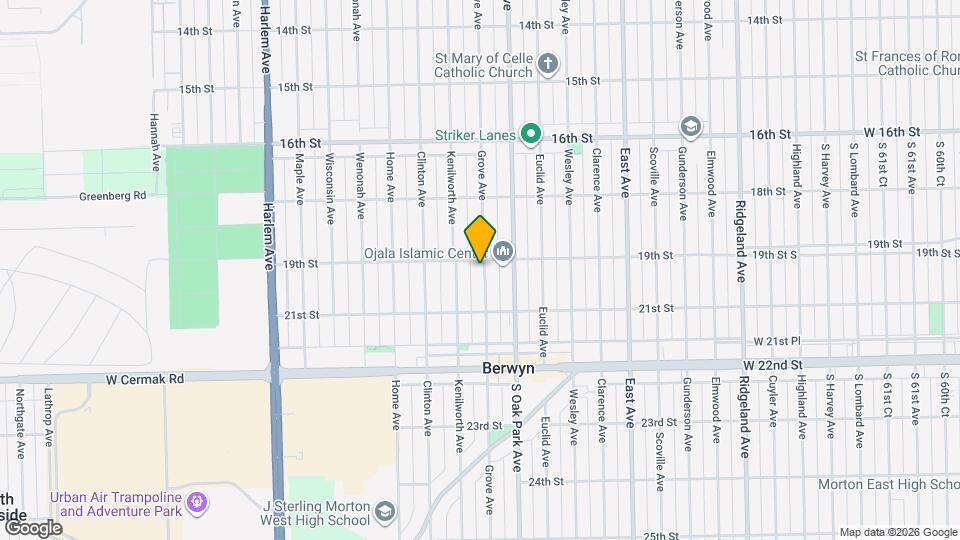 1906 Grove Ave Map and Location Details